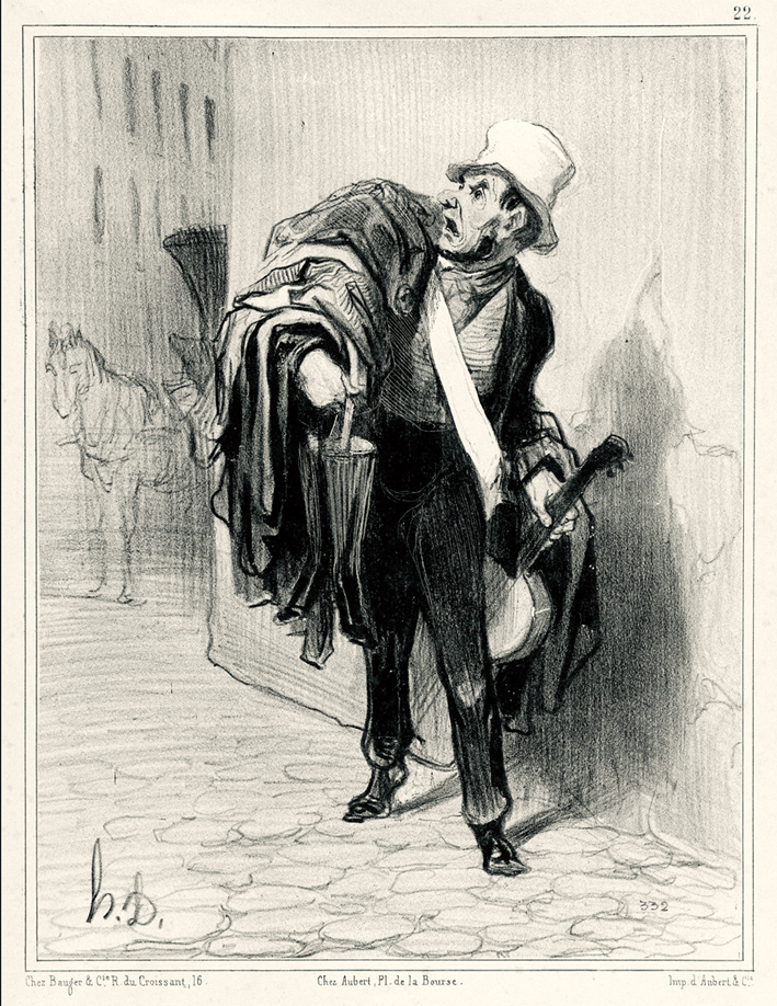  奥诺雷·杜米埃 Honore Daumier ——衣服商人